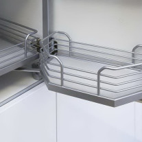 2376500102. Тандем II, КОМПЛЕКТ 500 мм, Н1100, 4 полки, Арена КЛАССИК, цвет ТИТАН