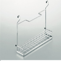 0080410005. Полка для разделочных досок, Линеро, 420x110x350 мм, цвет: ХРОМ глянцевый