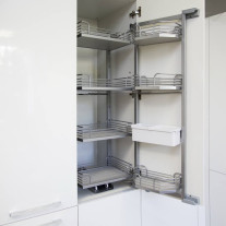 2376500102. Тандем II, КОМПЛЕКТ 500 мм, Н1100, 4 полки, Арена КЛАССИК, цвет ТИТАН