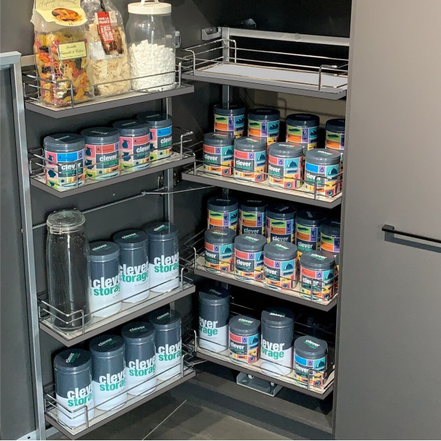 2376500102. Тандем II, КОМПЛЕКТ 500 мм, Н1100, 4 полки, Арена КЛАССИК, цвет ТИТАН