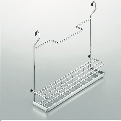 0080410018. Полка для разделочных досок, Линеро, 420x110x350 мм, цвет: ХРОМ матовый