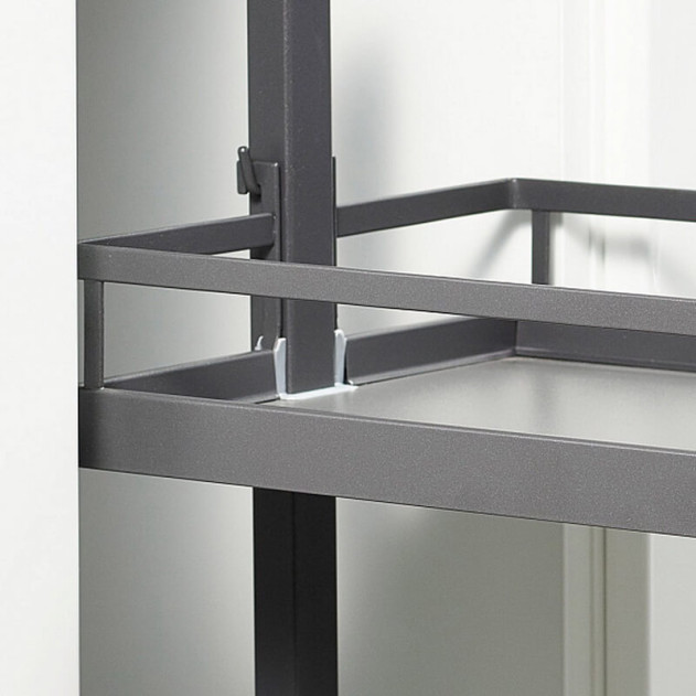 2606419846. Диспенса Джуниор - Юбокс №5 КОМПЛЕКТ 300 мм, h640 - 728 мм, Арена СТИЛЬ 1 полка, цвет АНТРАЦИТ