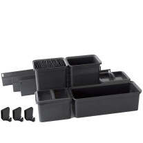 2606419846. Диспенса Джуниор - Юбокс №5 КОМПЛЕКТ 300 мм, h640 - 728 мм, Арена СТИЛЬ 1 полка, цвет АНТРАЦИТ