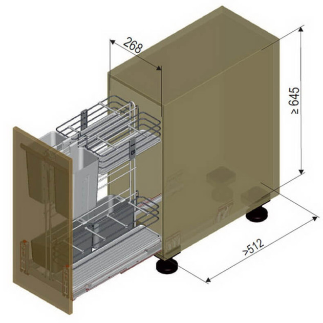 0252350102. Кукинг Агент, 300 мм, цвет ТИТАН, 1 уп