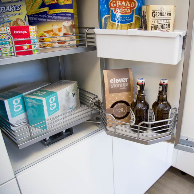 2376540102. Тандем II, КОМПЛЕКТ 600 мм, Н1700, 5 полок, Арена КЛАССИК, цвет ТИТАН